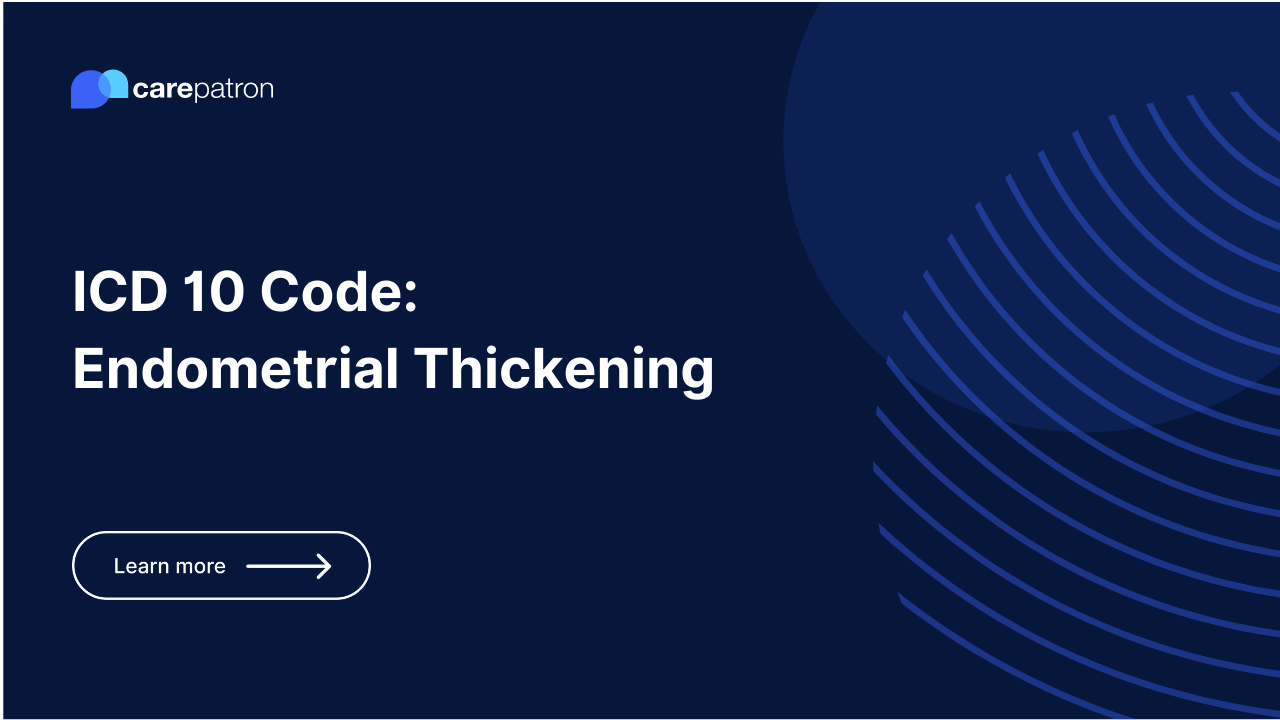 Endometrial Thickening ICD10CM Codes 2023